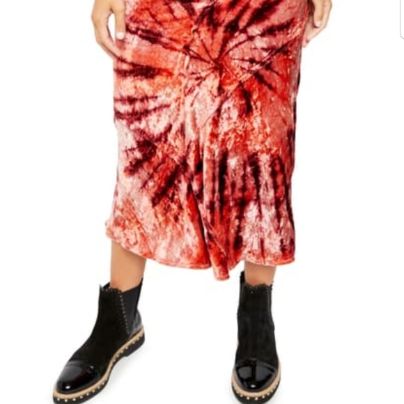 Free People Bali serious Swagger tie-dye skirt - Picture 3 of 7